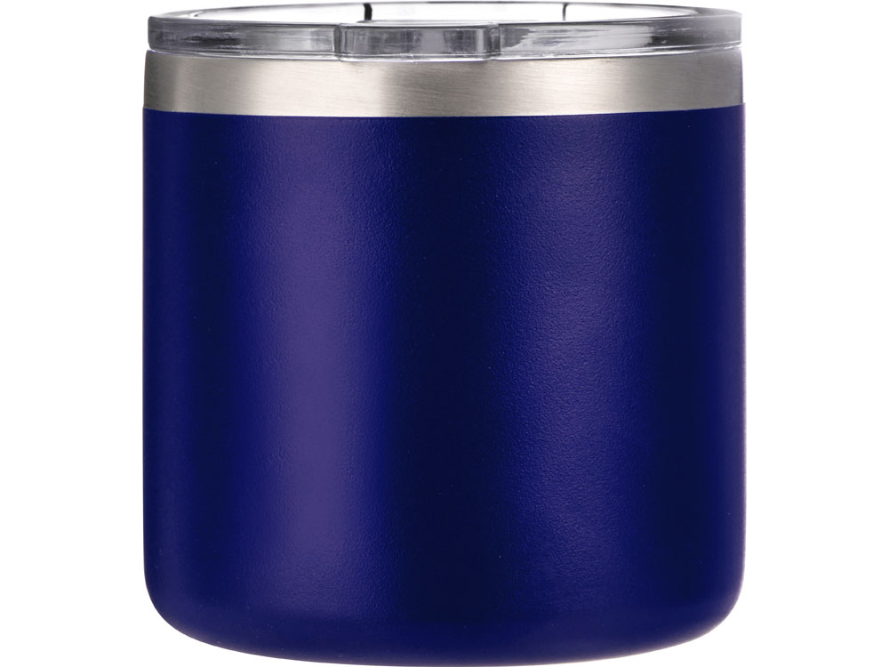 Кружка стальная Alaska с крышкой слайдером, powder coating, синий-3