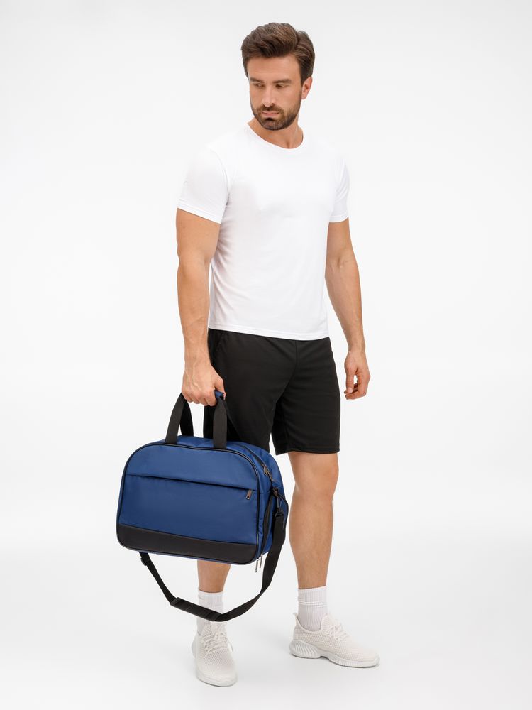 Спортивная сумка Atlantes, синяя с черным-4
