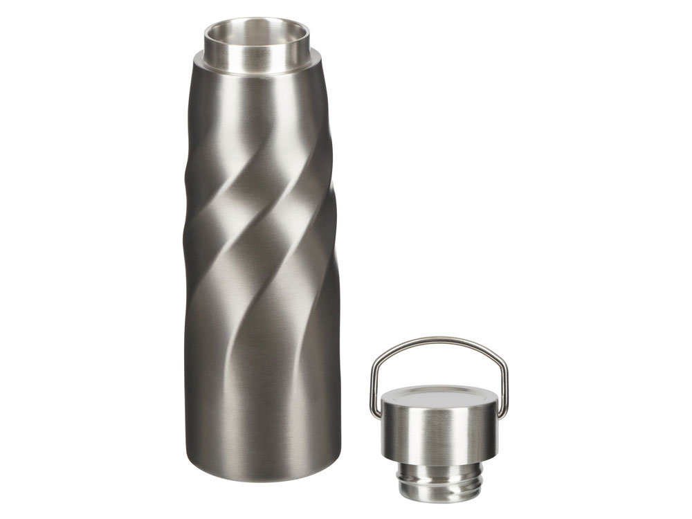 Вакуумная термобутылка с медной изоляцией Vita, 500 мл, серый-1