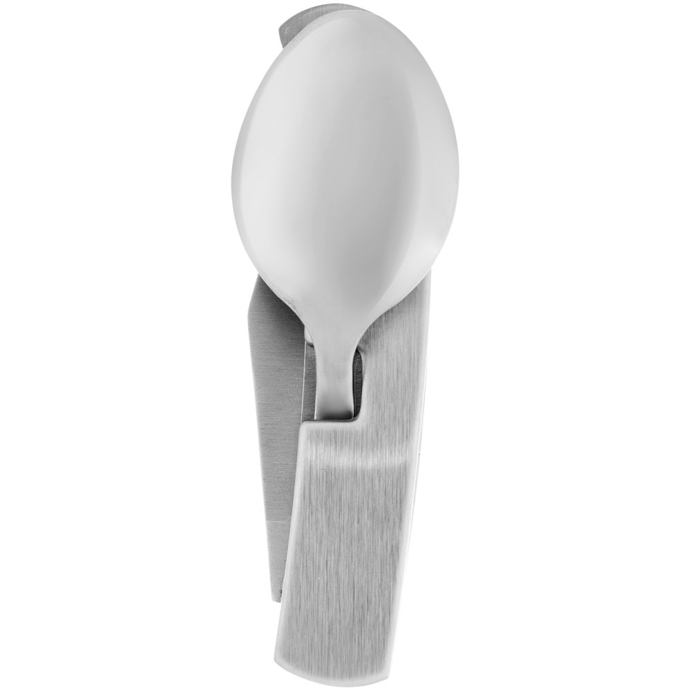 Походный складной столовый прибор Campsite Fold, стальной-2