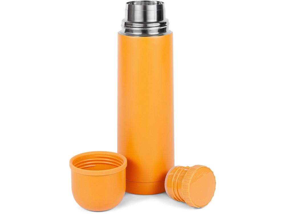 Термос Relaxika 101 (0,75 литра), желтый (без лого)-5