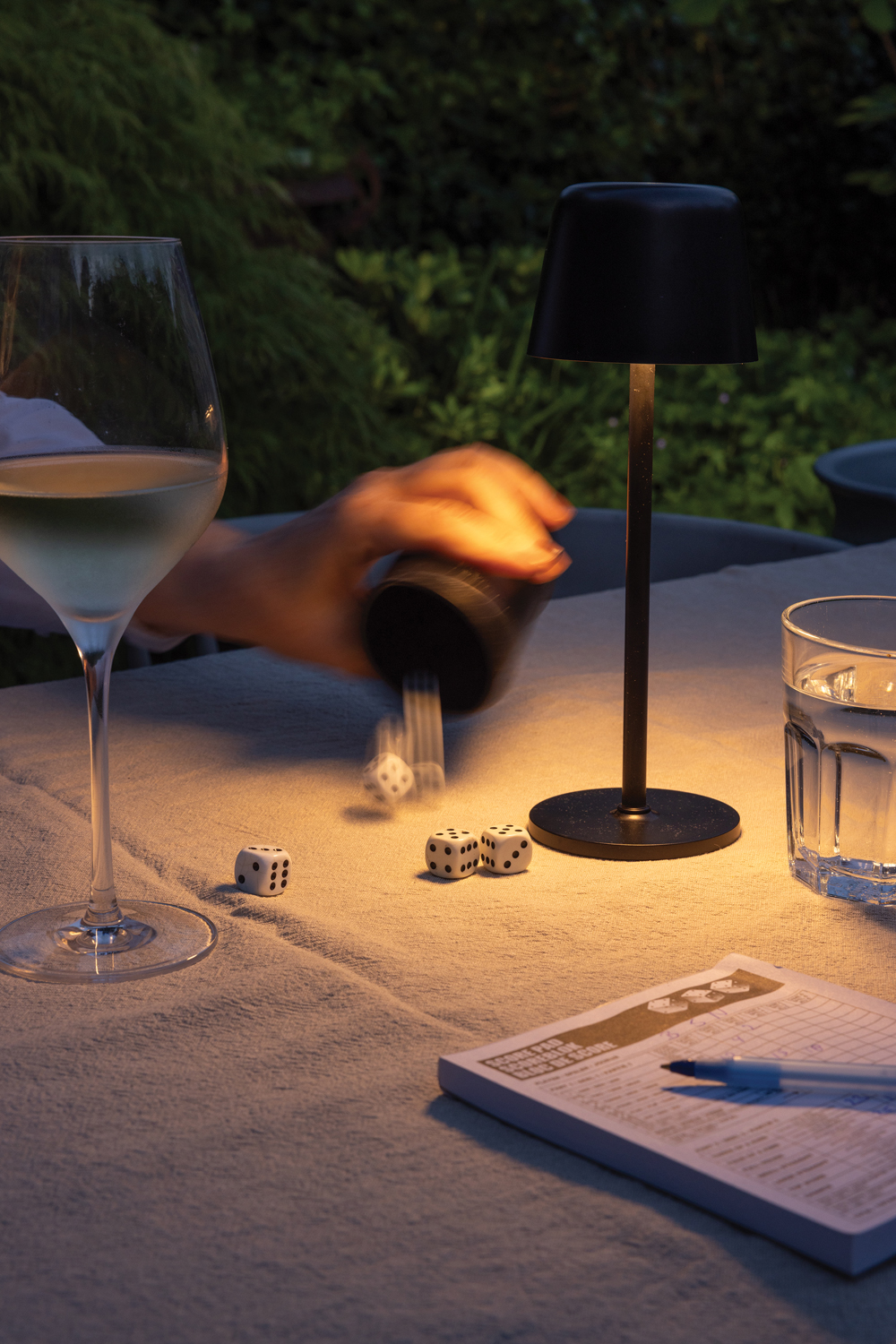 Настольная лампа Zenic из переработанного пластика RCS-12