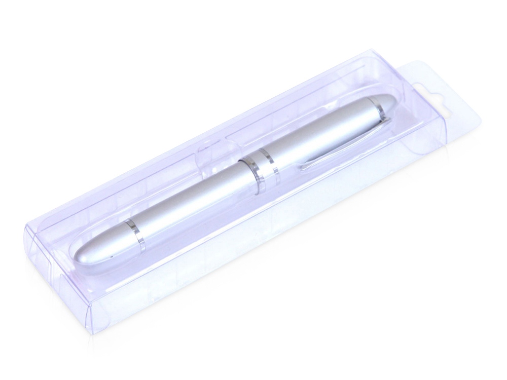 USB-флешка на 64 ГБ в виде ручки с мини чипом, серебро-1