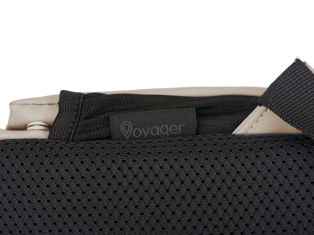 Рюкзак Sofit для ноутбука из экокожи, бежевый-12