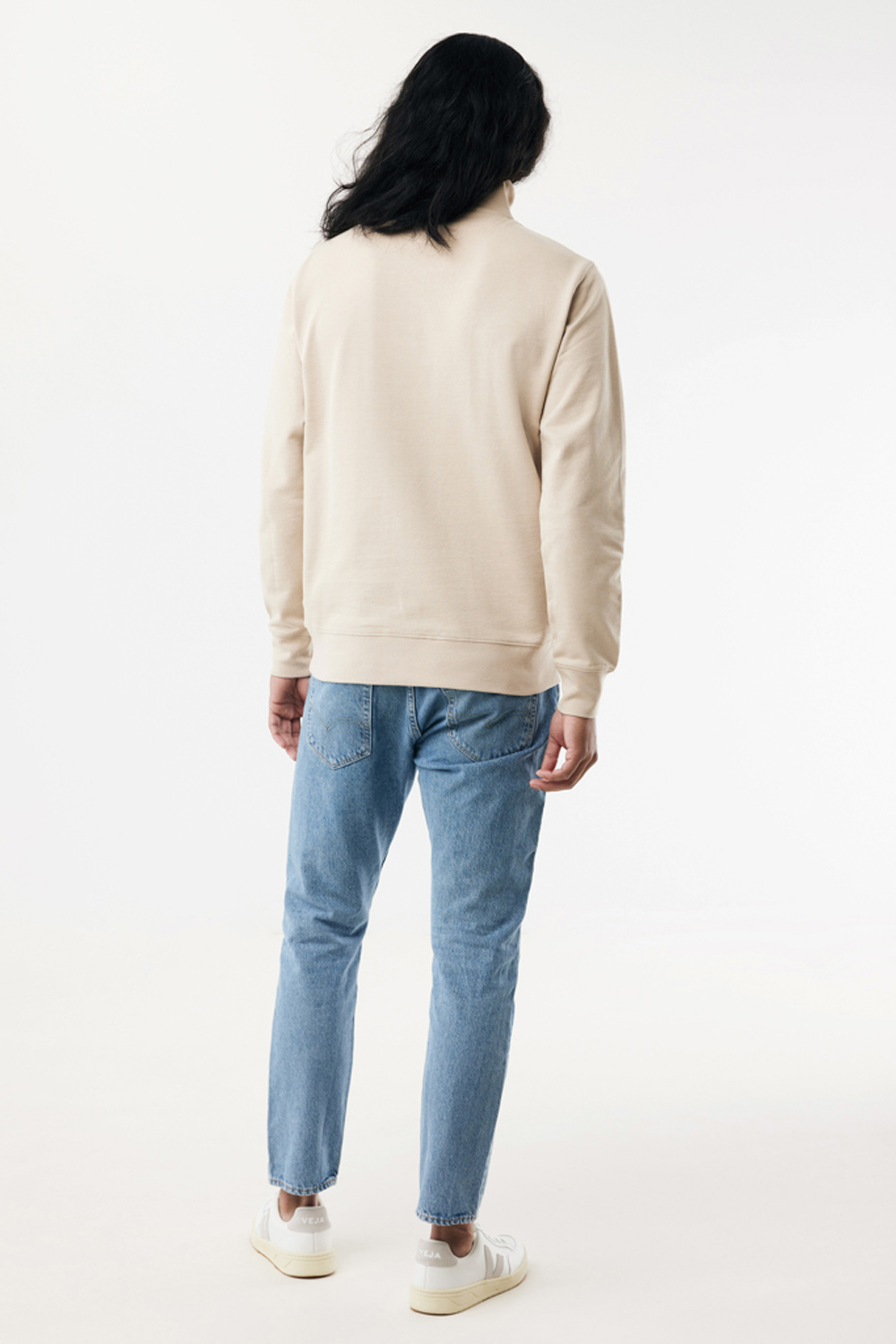 Свитшот на молнии Iqoniq Elgon из переработанного хлопка, 300 г/м²-12