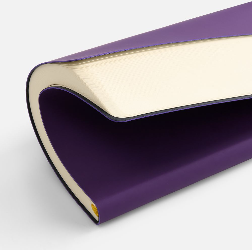 Ежедневник Flex Shall New, недатированный, фиолетовый-3