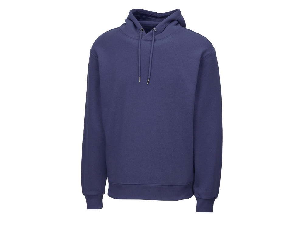 Толстовка с капюшоном оверсайз Lisbon унисекс, темно-синий-10