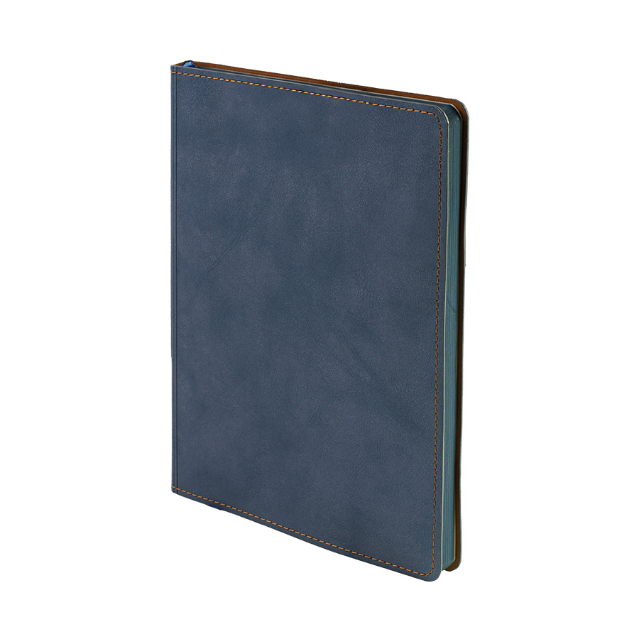 Ежедневник недатированный EMBER, голубой, формат А5, блок в линейку, голубой-0