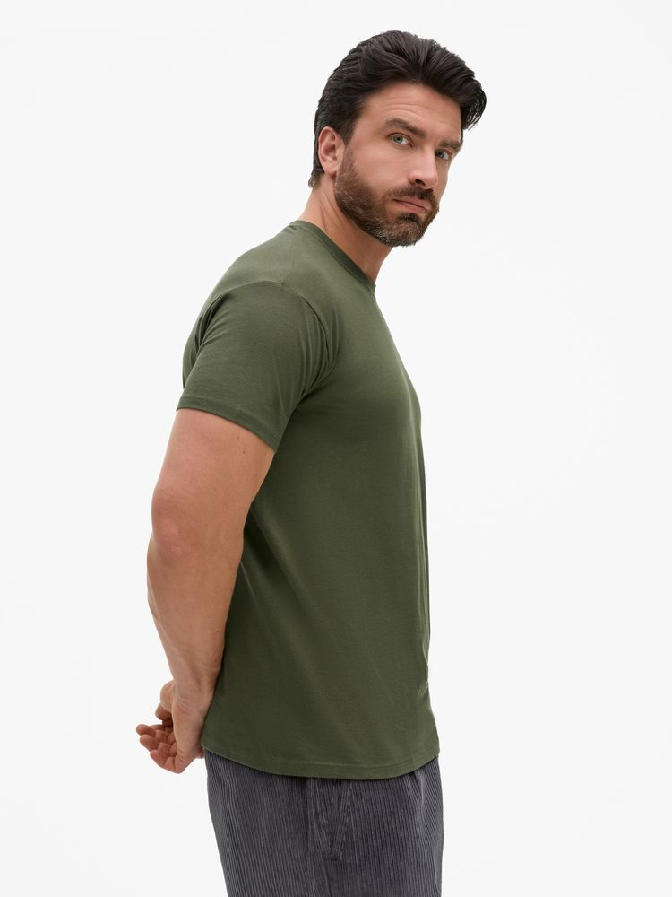 Футболка унисекс Regent 150, темный хаки-5