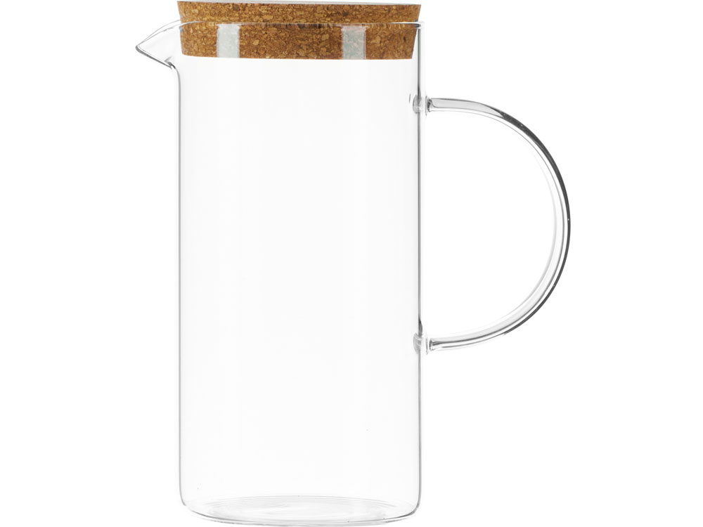 Стеклянный кувшин с крышкой из пробки Fiz-3