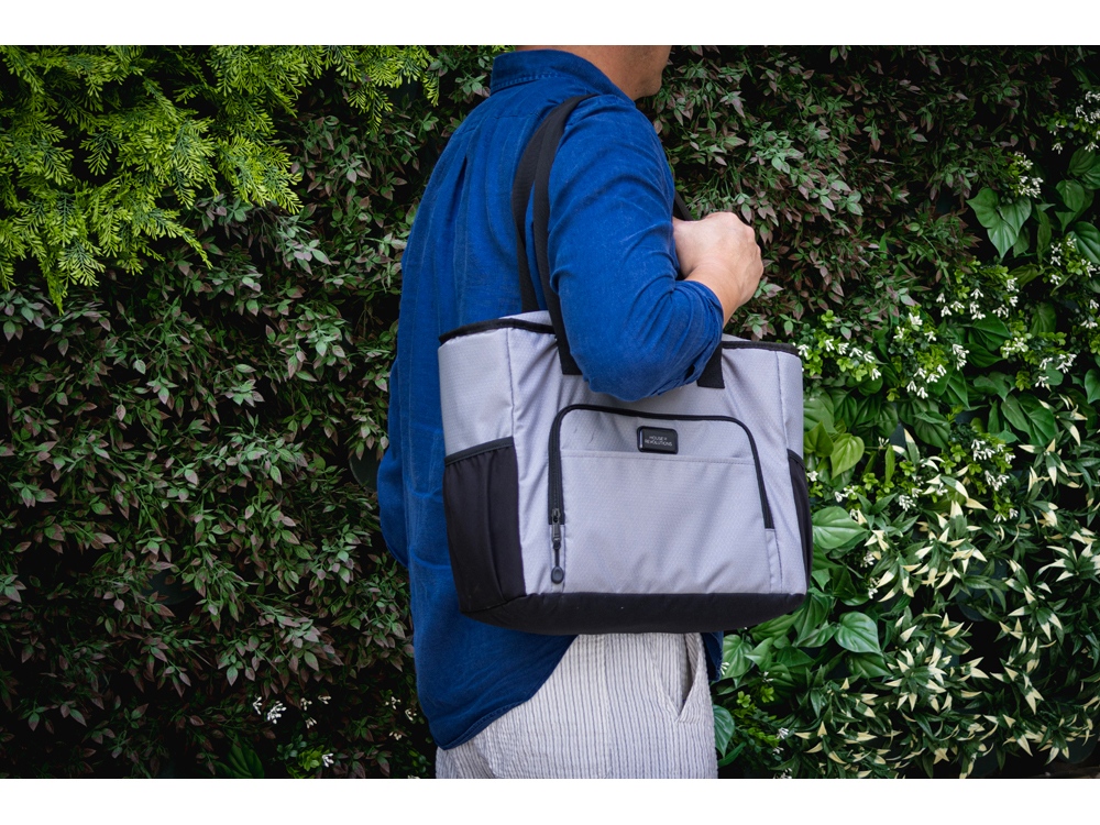 Сумка-холодильник Polar Eco водостойкая из переработанного пластика-12