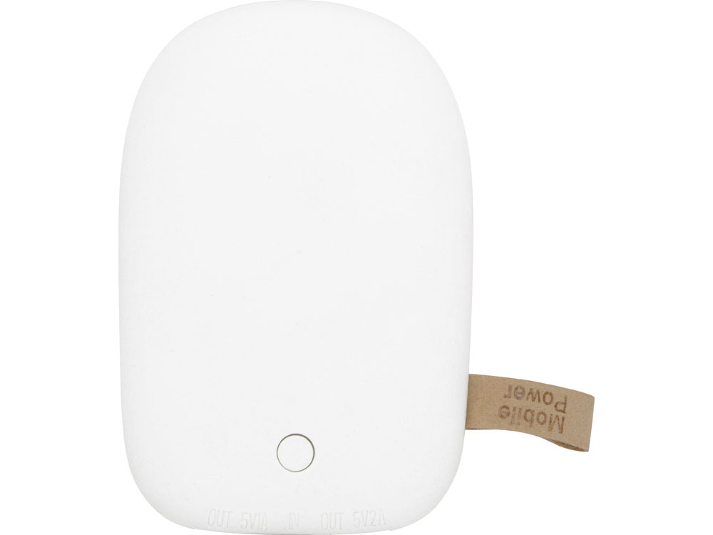 Внешний аккумулятор в форме камня Stone, 7800 mAh, белый-2