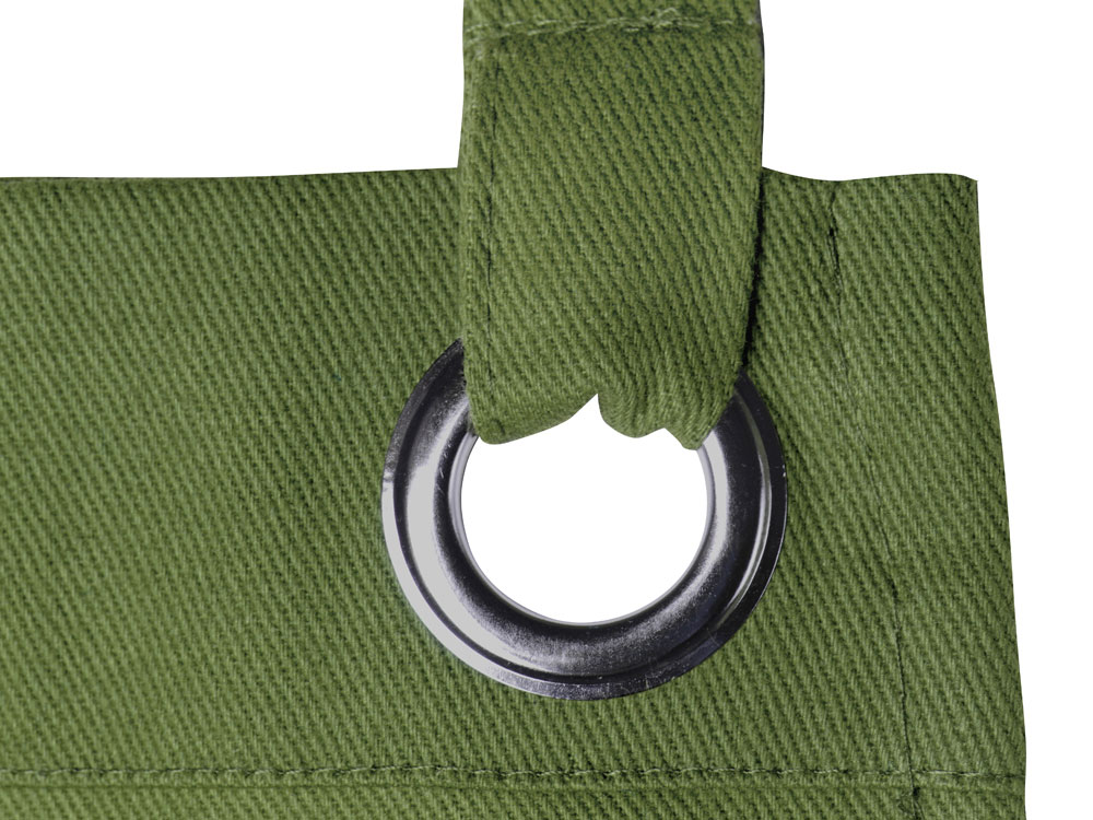 Хлопковый фартук Delight с карманом и регулируемыми завязками, хаки-4