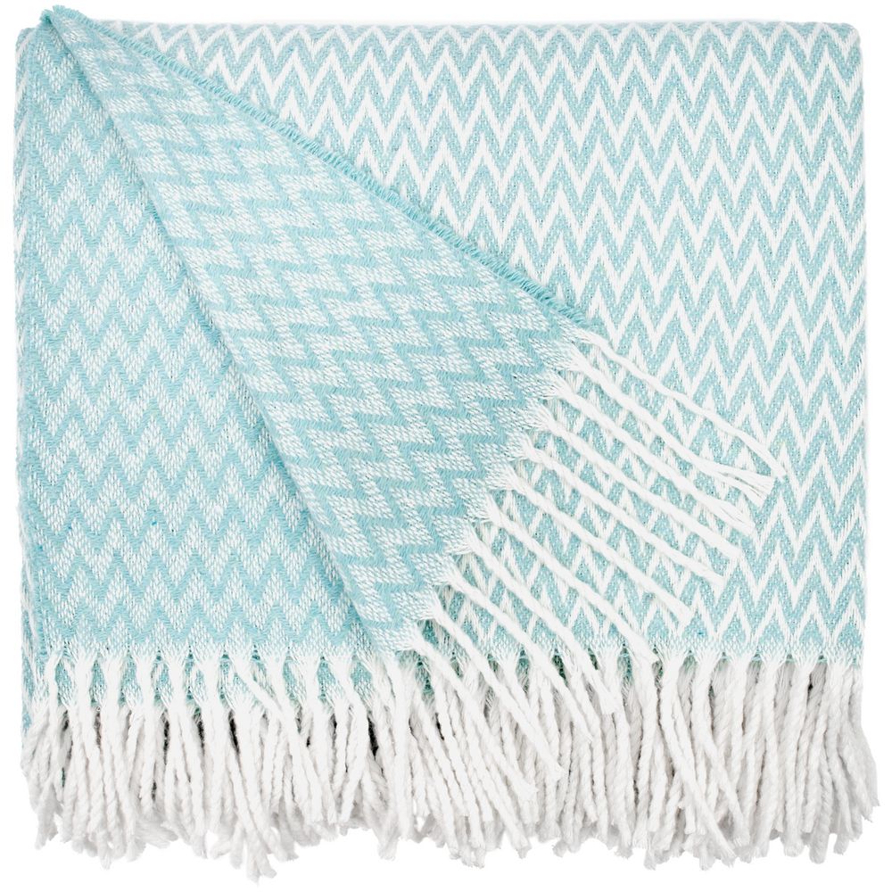 Плед Sagunt, мятный-0