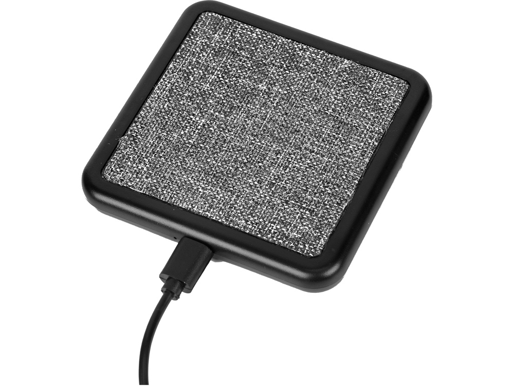 Устройство для беспроводной зарядки Solstice, серый/черный-2