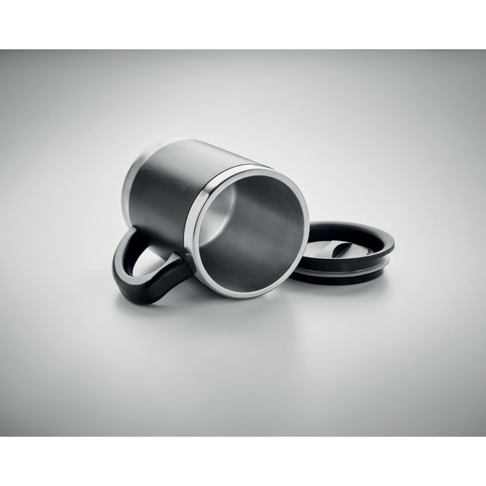 Термостакан из бамбука 300ml, черный-2