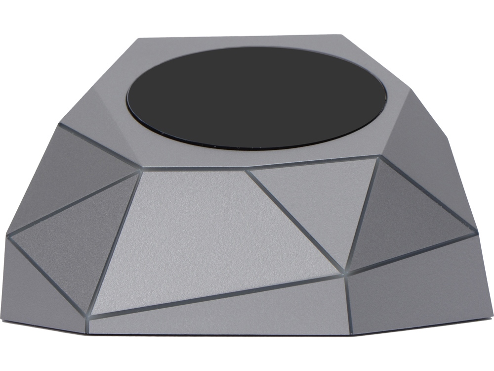 Док-станция Geo Dock с быстрой беспроводной зарядкой, серебристый с синей подсветкой. XOOPAR-4