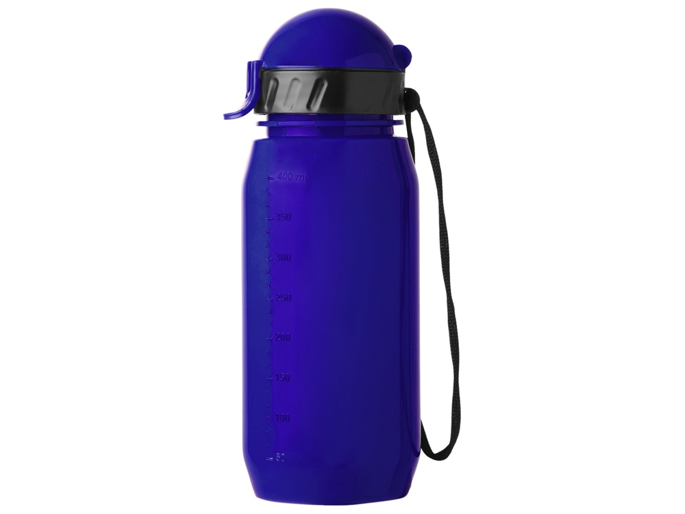 Бутылка для воды с трубочкой Little, 400 мл, синий-2