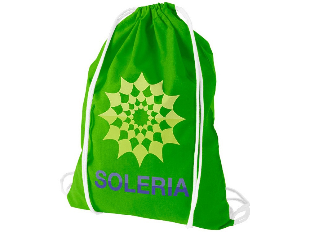 Рюкзак хлопковый Reggy, лайм-2