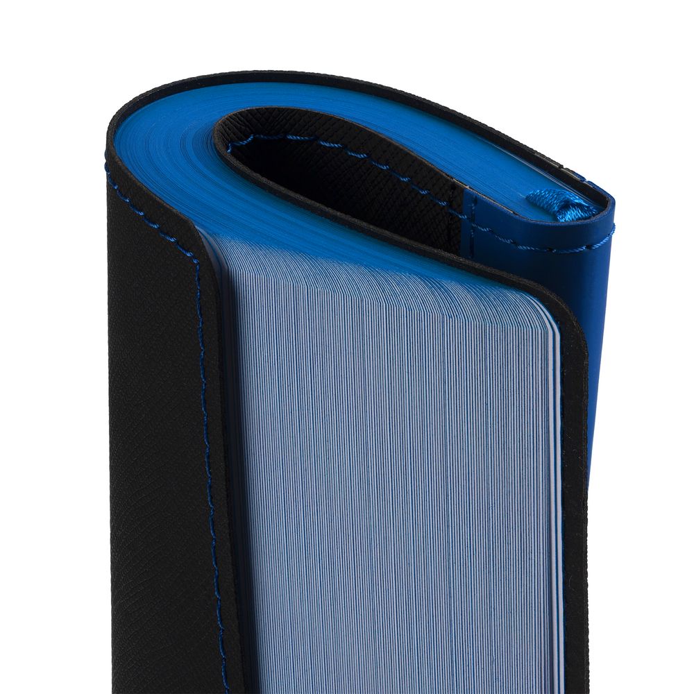 Ежедневник Nice Twice, недатированный, черный с синим-4