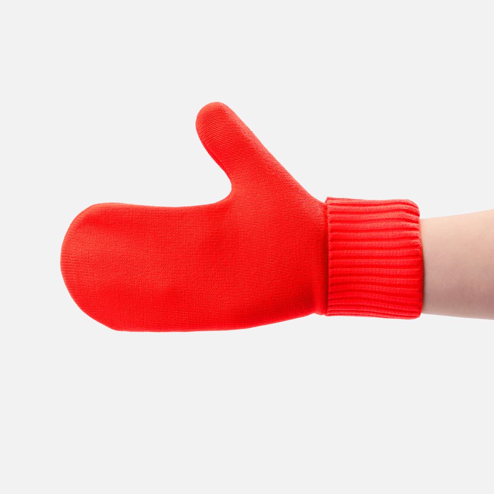 Варежки Yong, ярко-красные (кармин)-1