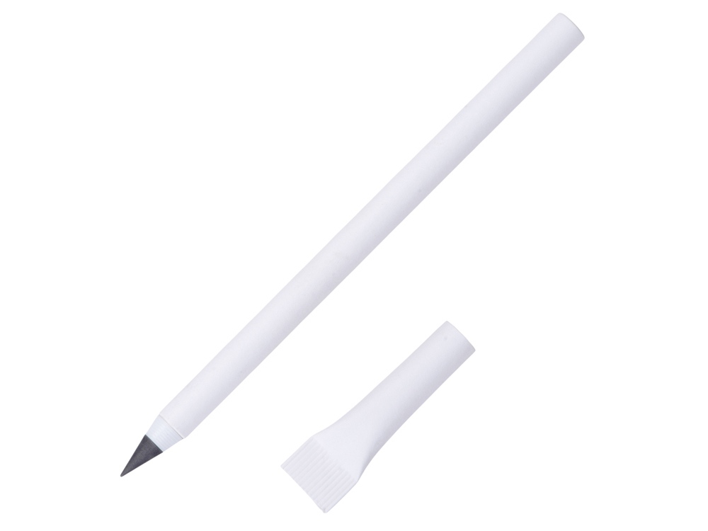 Вечный карандаш из переработанной бумаги Recycled pencil, белый-0