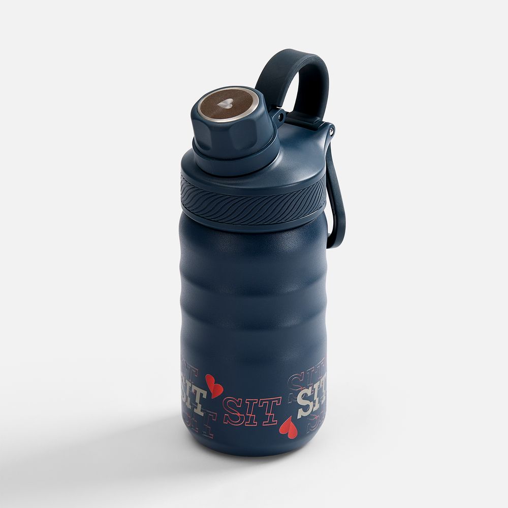 Термобутылка Fujisan 2.0 без логотипа, темно-синяя-6
