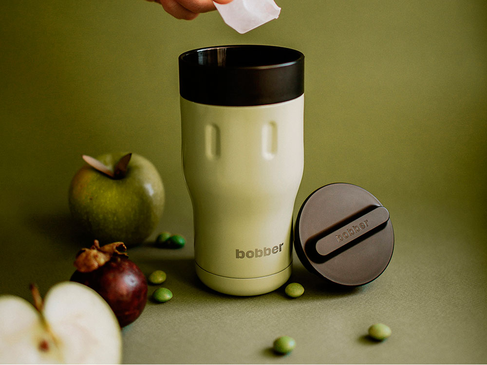 Термос питьевой, вакуумный, бытовой, тм bobber. Объем 0,35 литра. Артикул Tumbler-350 Mint Cooler-5