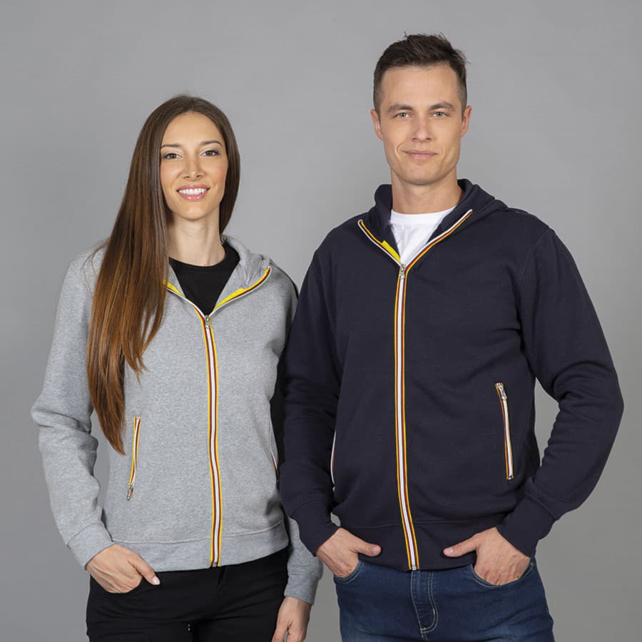 Толстовка худи на молнии с начесом LAS VEGAS LADY 280, зеленый-1