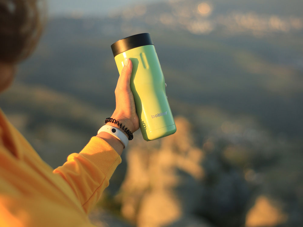 Термос питьевой, вакуумный, бытовой, тм bobber. Объем 0,47 литра. Артикул Tumbler-470 Mint Cooler-5