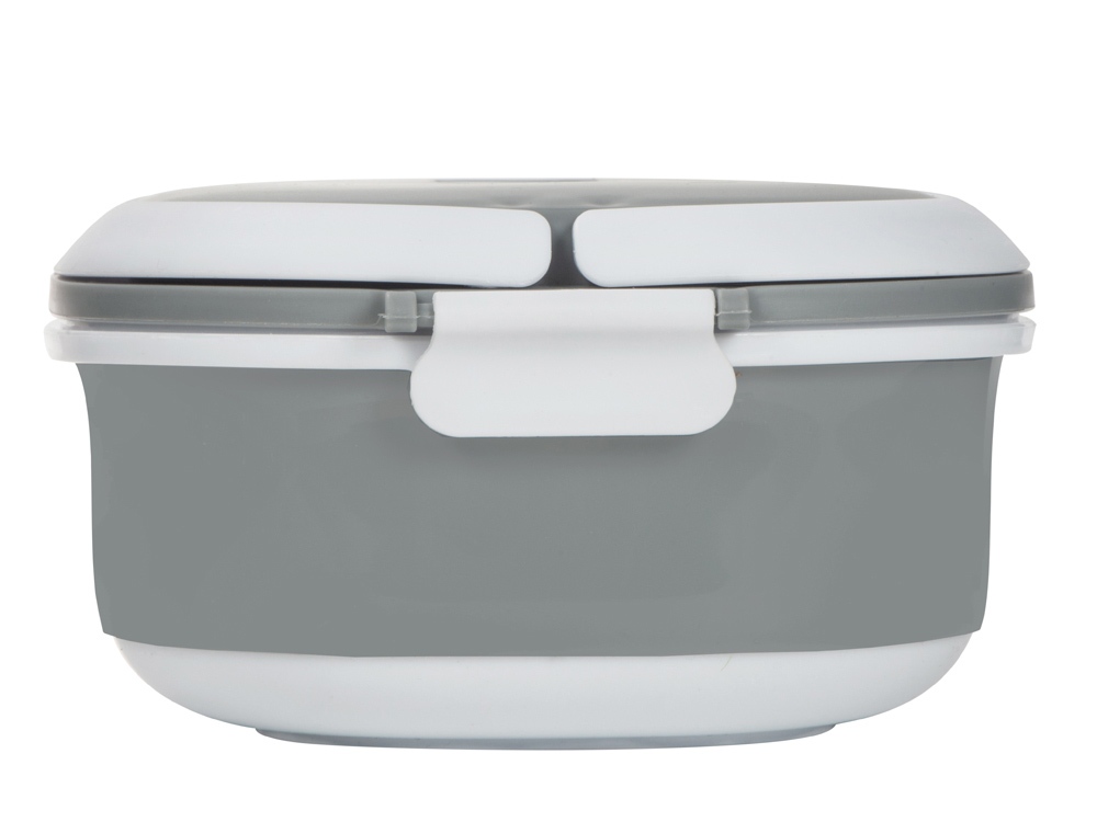 Ланч-бокс Hotty 750 мл для микроволновой печи, серый/белый-5