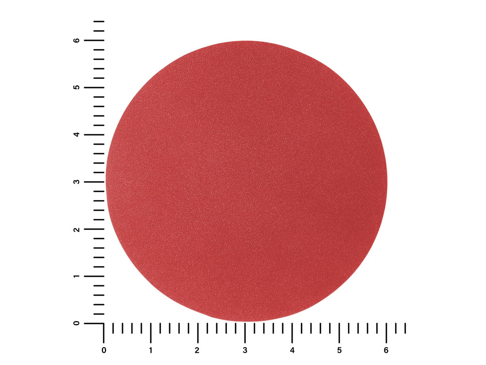 ПАТЧ КРУГ nubuk (красный) 6,0 х 6,0 см-1