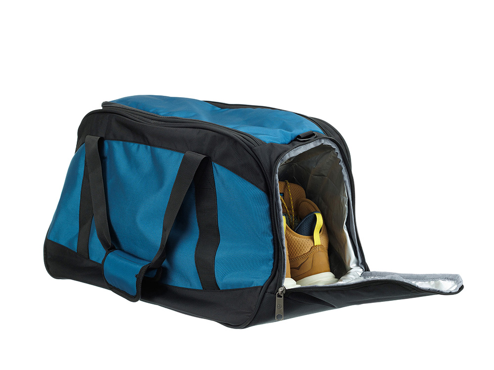 Сумка спортивная TORBER, синий/черный, полиэстер, 52 х 25 х 30 см-13