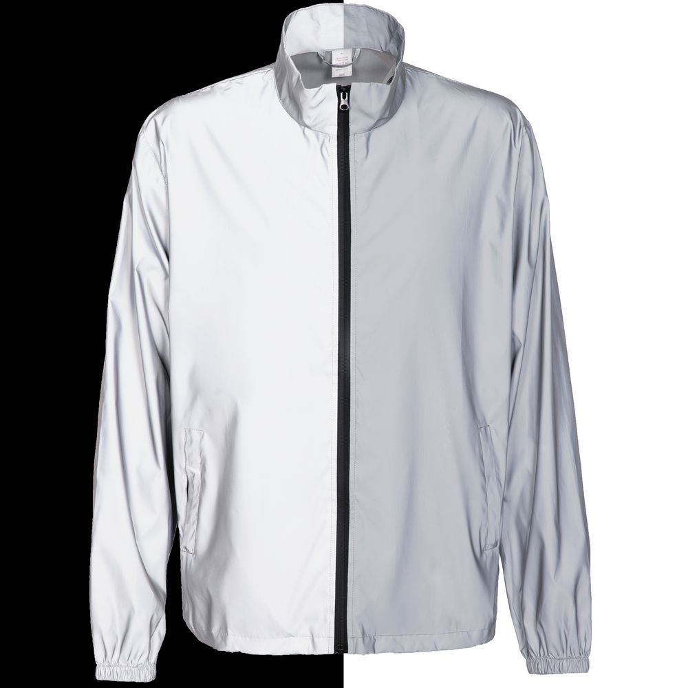 Ветровка Manifest 2.0 из светоотражающей ткани, серая-1