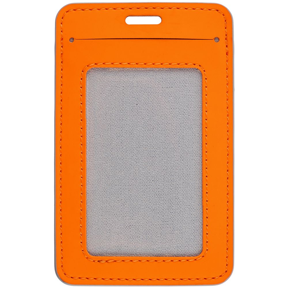 Чехол для пропуска Shall Simple, оранжевый-1
