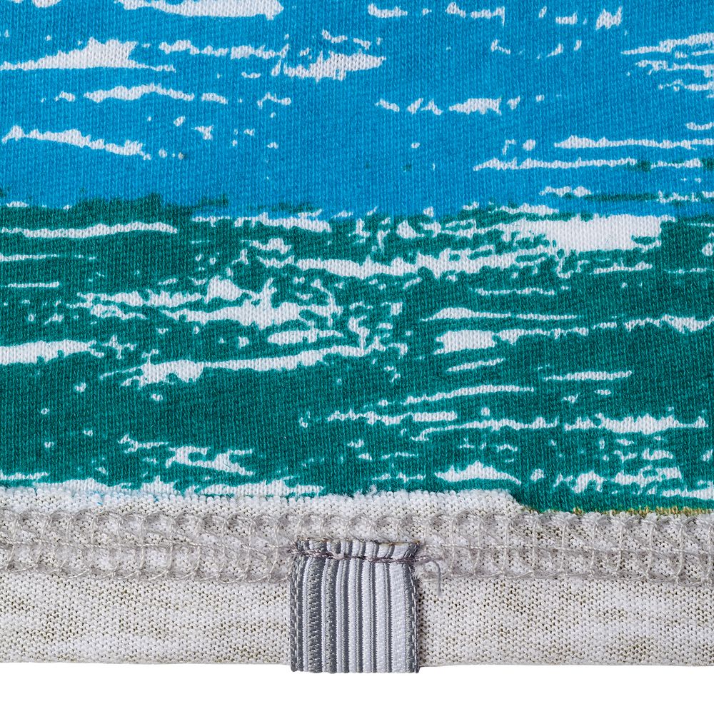 Футболка мужская Rayet двусторонняя, голубая с зеленым-4