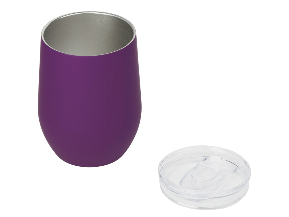 Термокружка Vacuum mug C1, soft touch, 370мл, фиолетовый-1