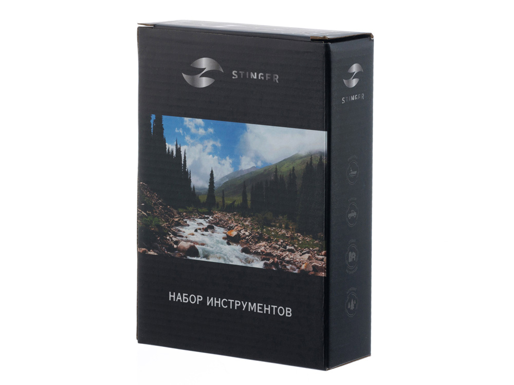 Набор инструментов Stinger, 25 инструментов, в нейлоновом чехле, 172х125х42 мм, чёрный-1
