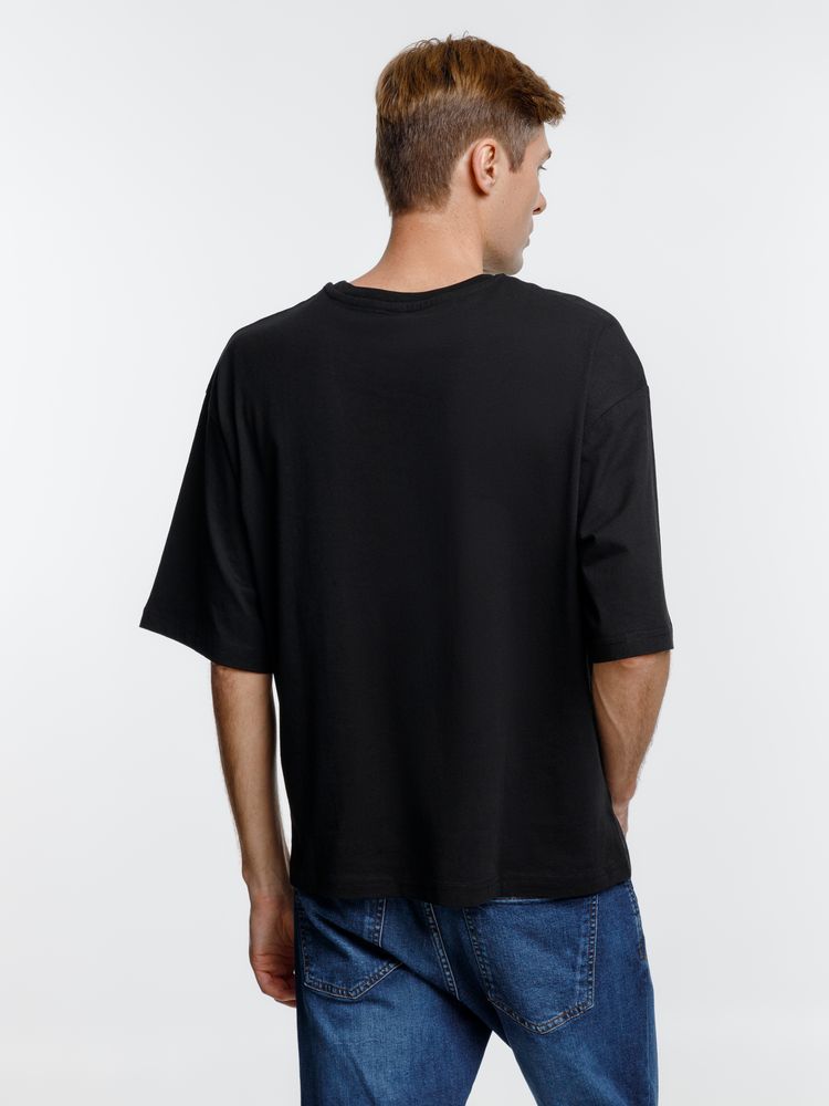 Футболка оверсайз унисекс Base Space, черная-2