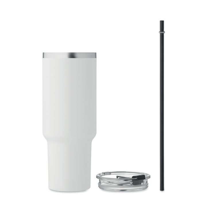 Double wall tumbler 1200ml, белый-6