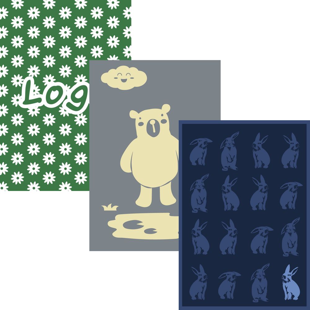 Плед Effect Stereo на заказ, M, полушерсть-1