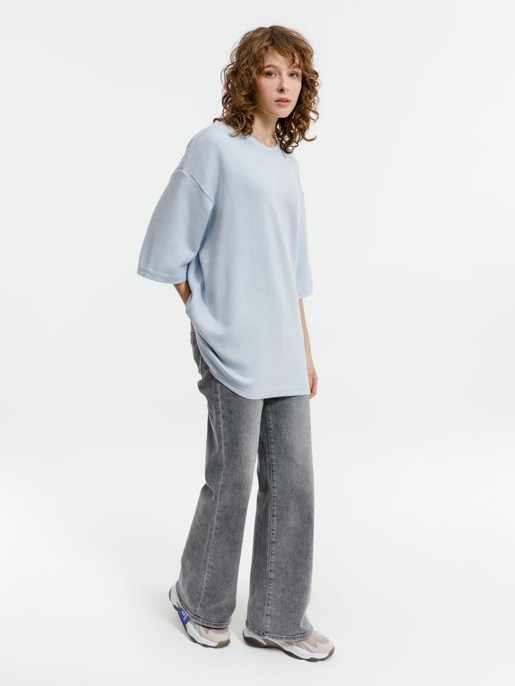 Джемпер с коротким рукавом Siluetti Volumica, светло-голубой-5