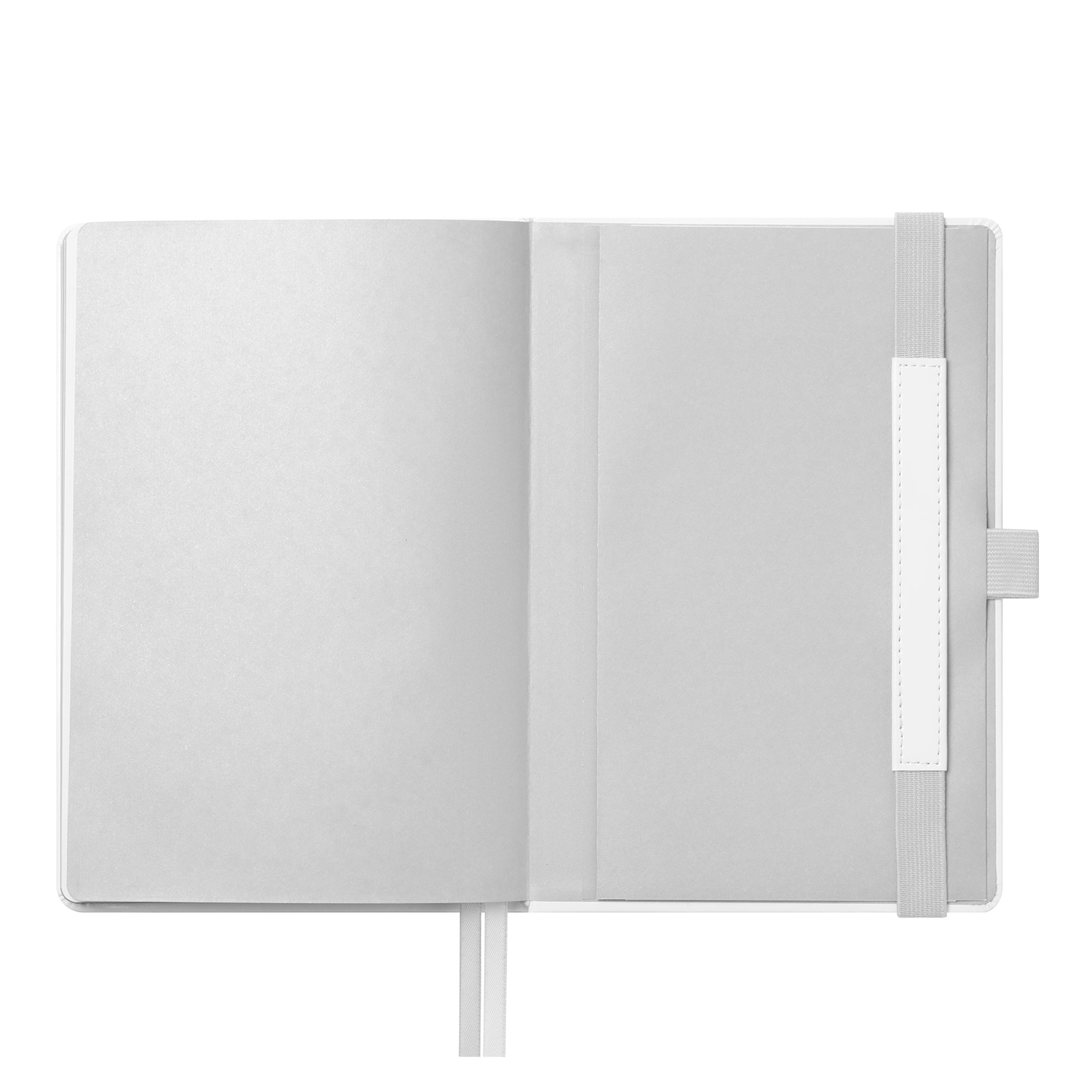 Ежедневник Гэлакси (Galaxy) недатированный, жесткая обложка, срез голограф. фольга, белый-7