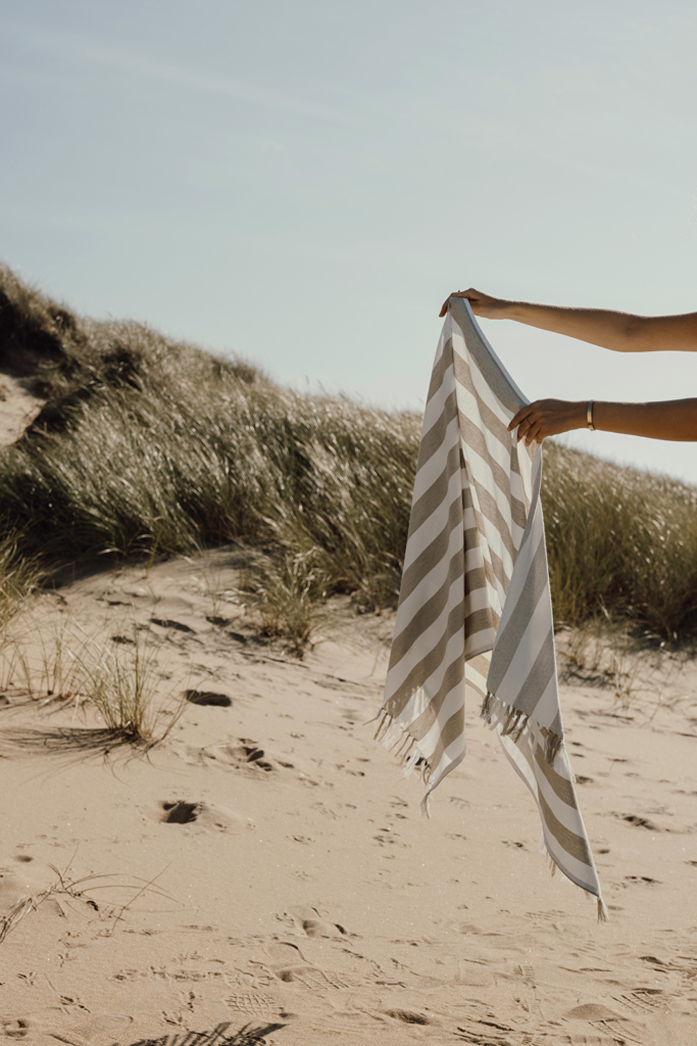 Полотенце для хаммама VINGA Ornos из переработанного хлопка GRS, 80х180 см-4