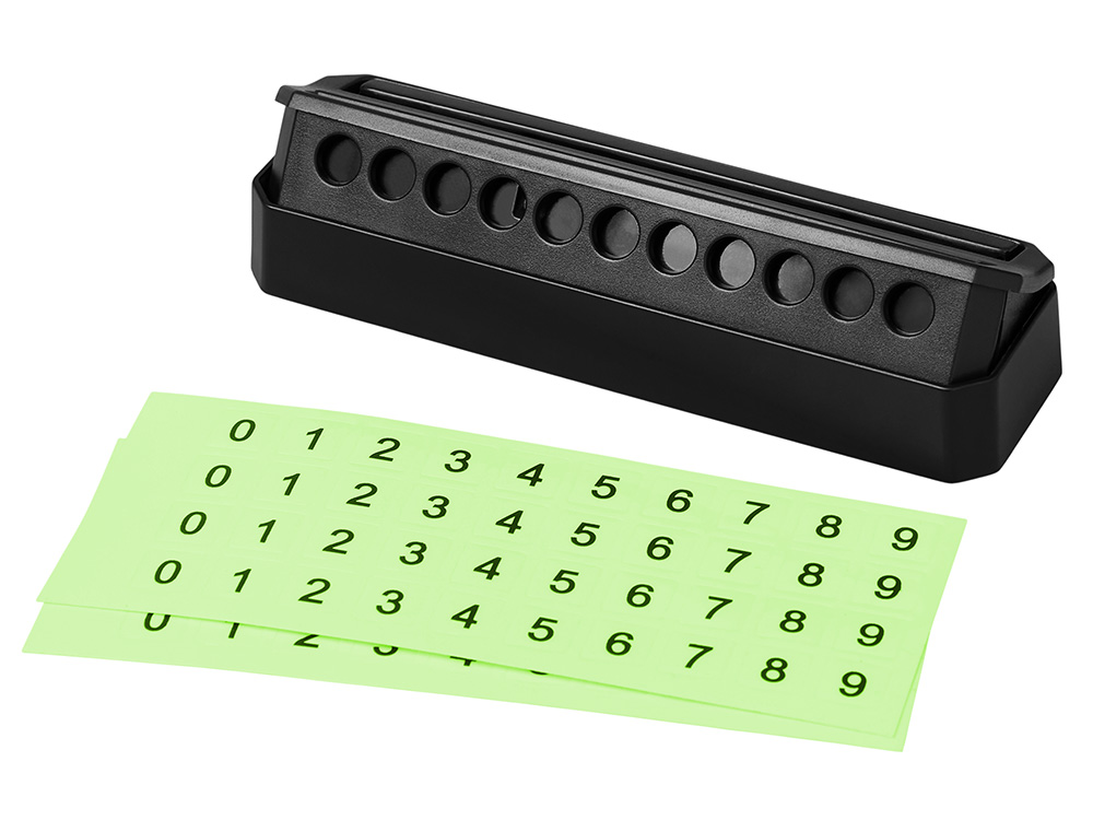 Табличка Tempark с номером телефона для временной парковки с подсветкой, черный-2