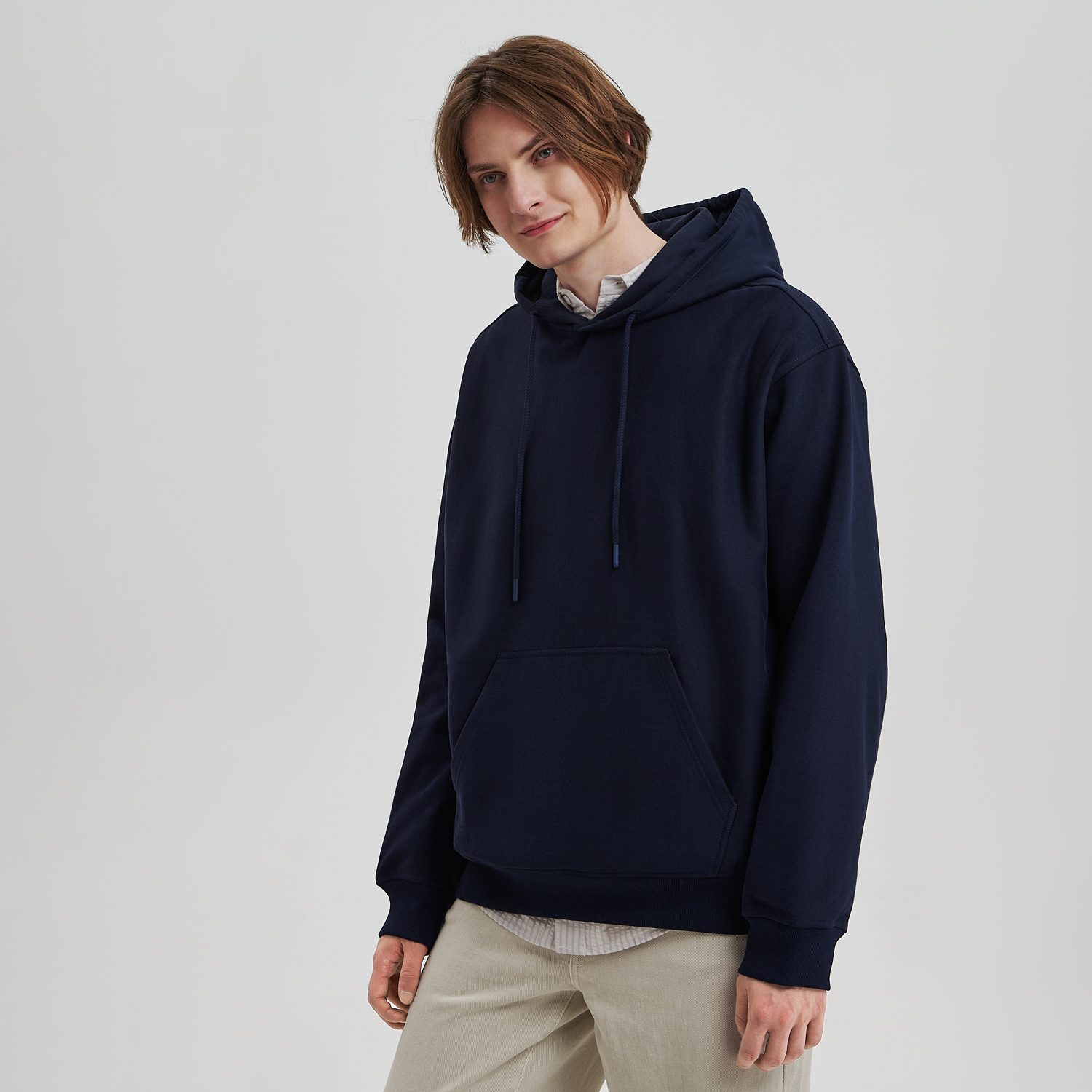 Худи релакс унисекс Адвенче (Adventure), темно-синий-0