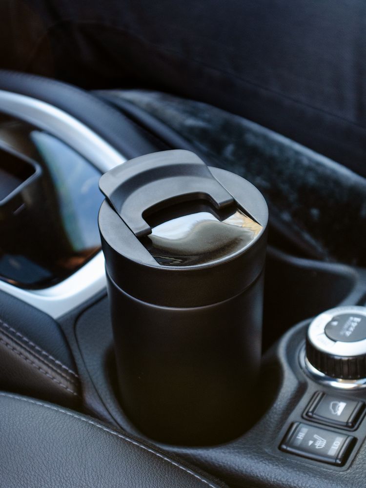 Термостакан Steady, черный-5