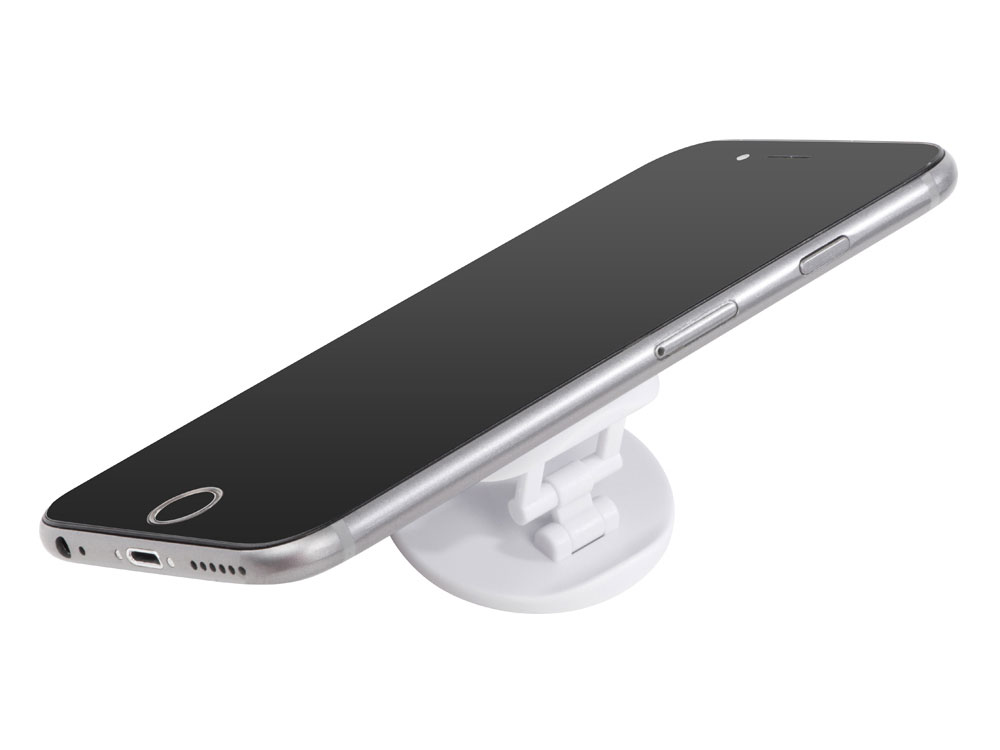 Держатель для телефона с отверстием для пальца Pop Flex, белый-6