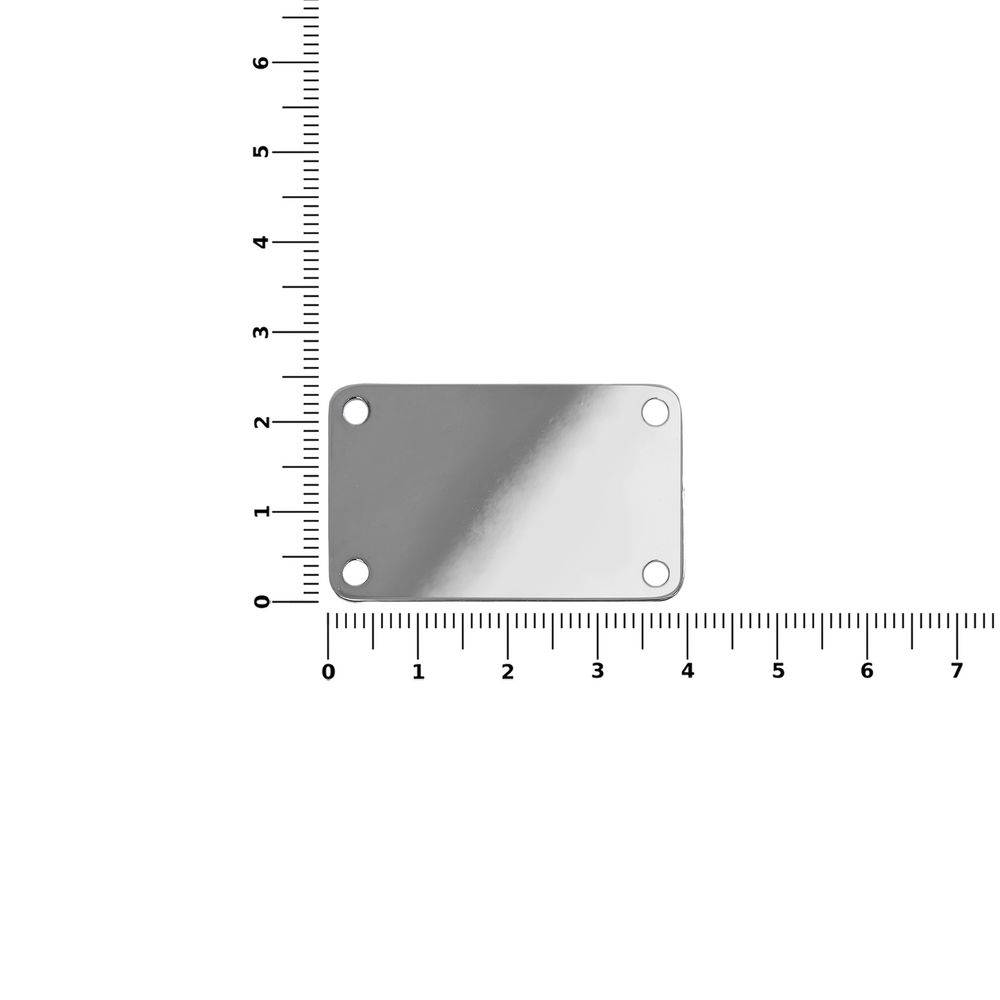 Шильдик металлический Furo, серебристый глянцевый-2