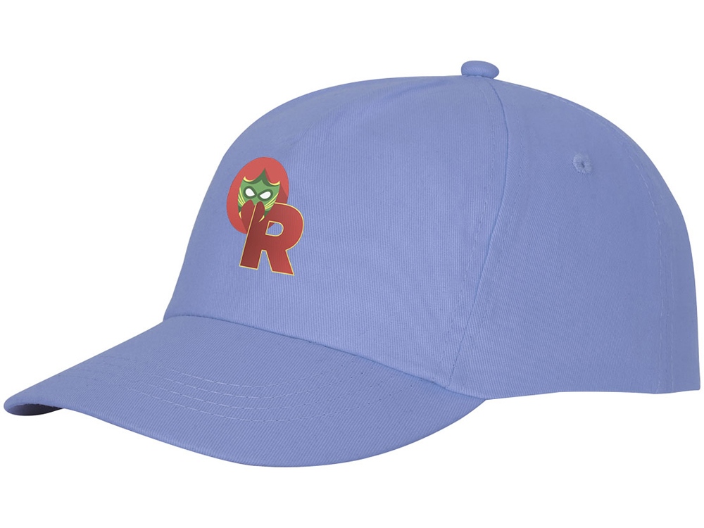 Кепка из 5 панелей Feniks, светло-синий-4